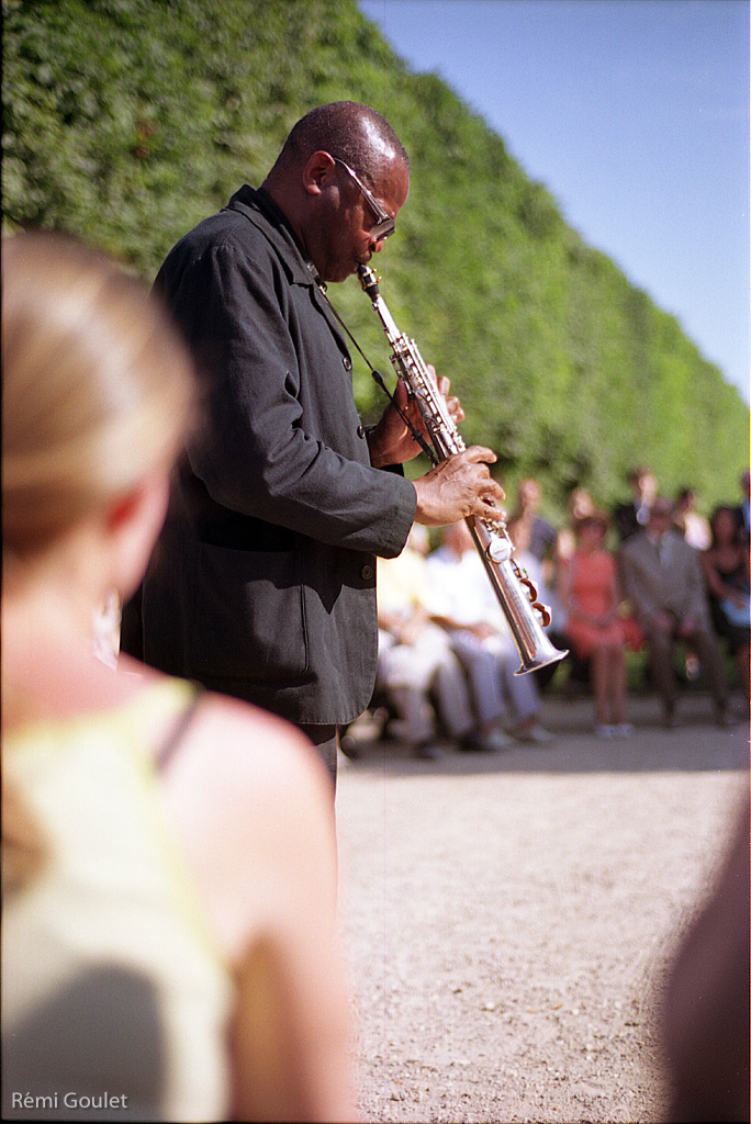 Steve Potts  //  vernissage d'Albert Hirsch, Jardins du Sénat, Paris